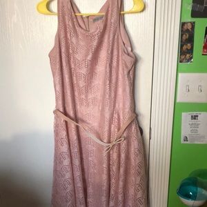 Pink Lace Homecoming Dress!